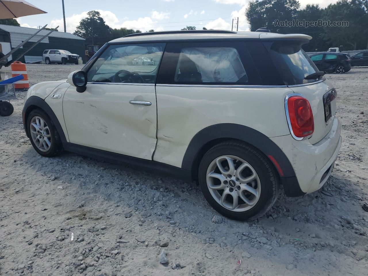 2015 Mini Cooper S Cream vin: WMWXP7C53F2A41567