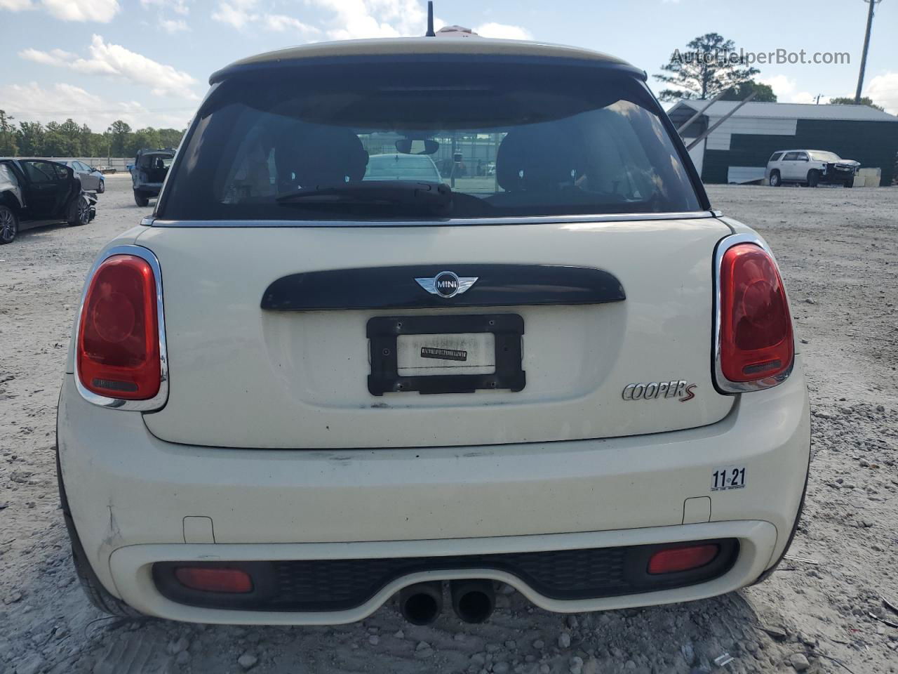 2015 Mini Cooper S Cream vin: WMWXP7C53F2A41567