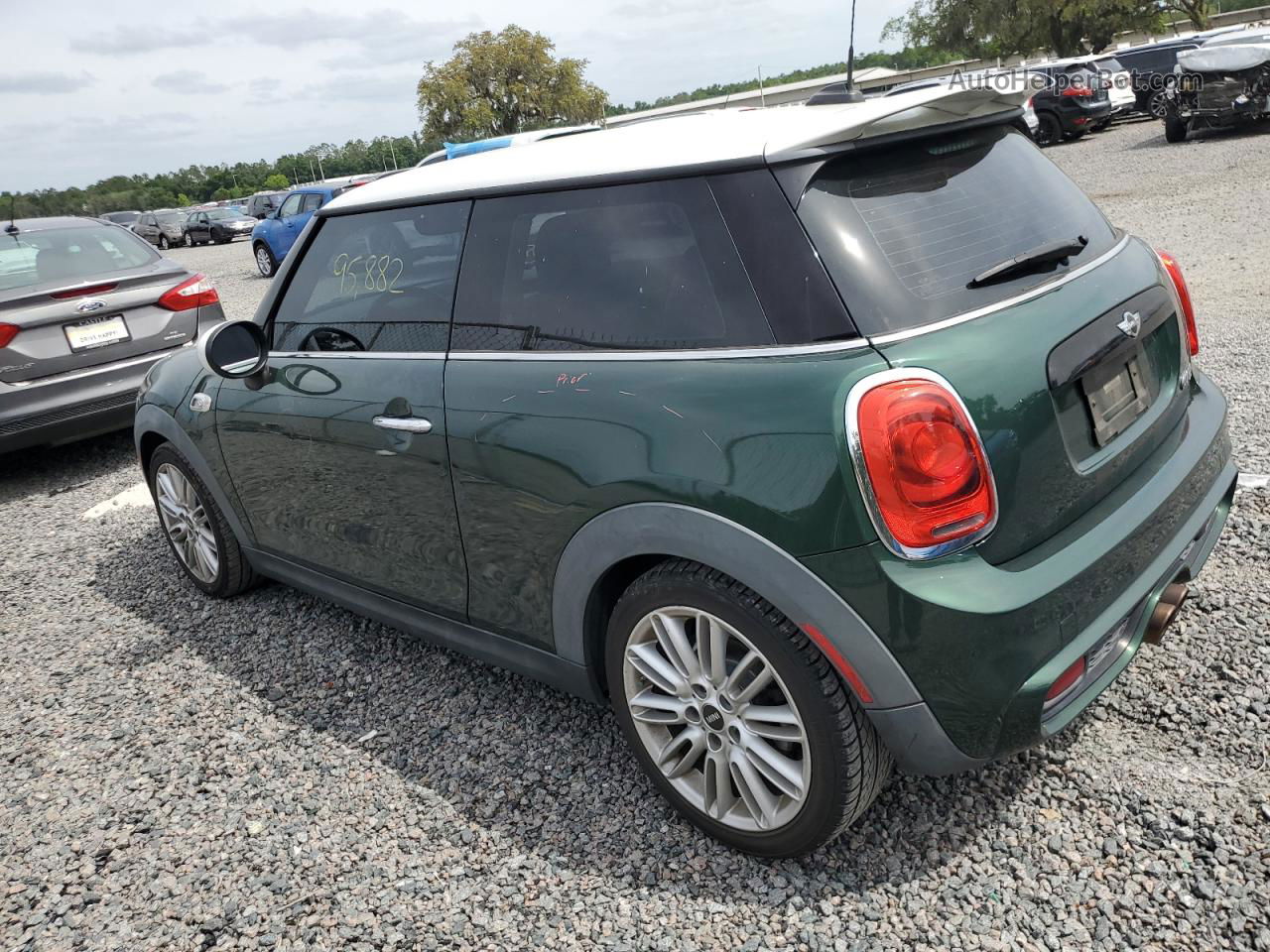 2015 Mini Cooper S Зеленый vin: WMWXP7C53F2A41939