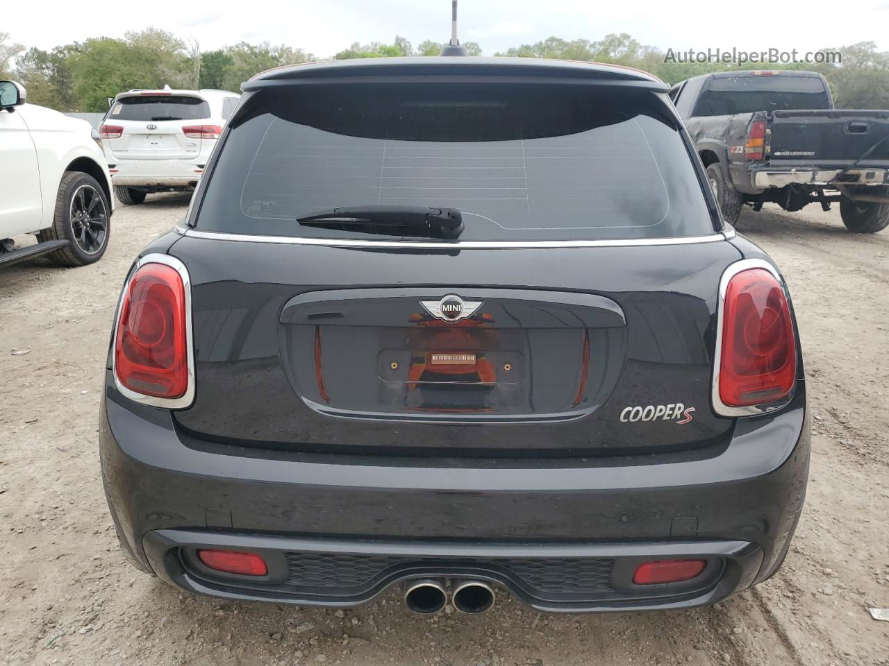 2015 Mini Cooper S Black vin: WMWXP7C55F2A33471