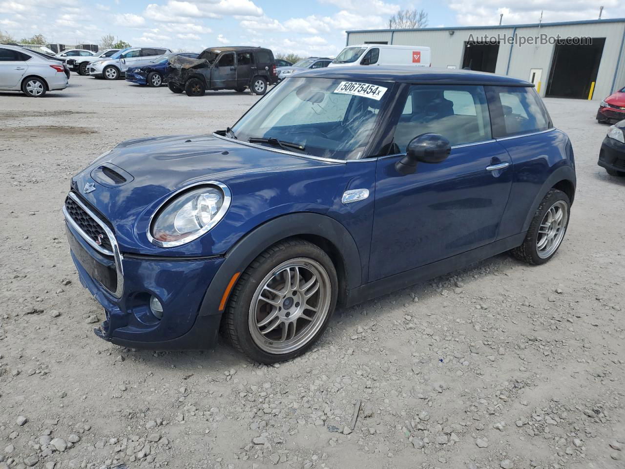 2015 Mini Cooper S Blue vin: WMWXP7C55F2A41943