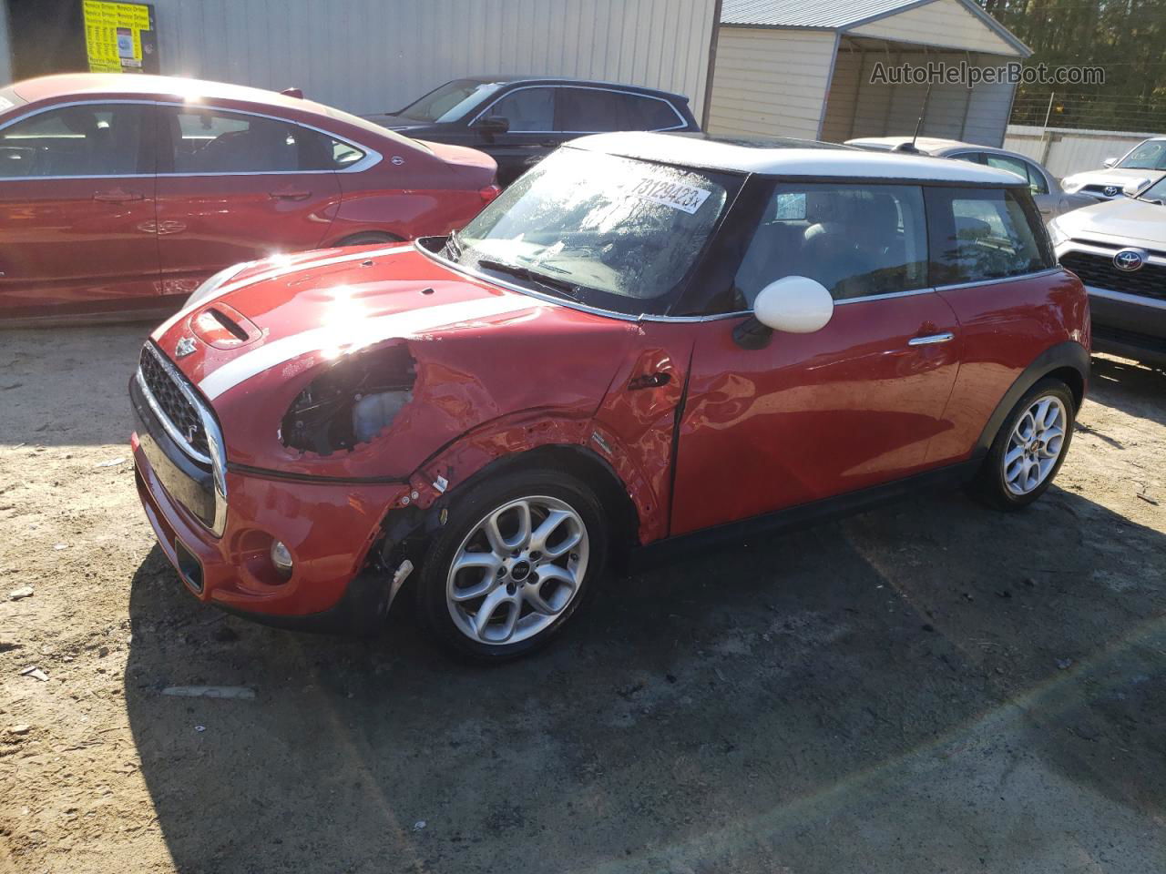 2015 Mini Cooper S Red vin: WMWXP7C55F2A42056