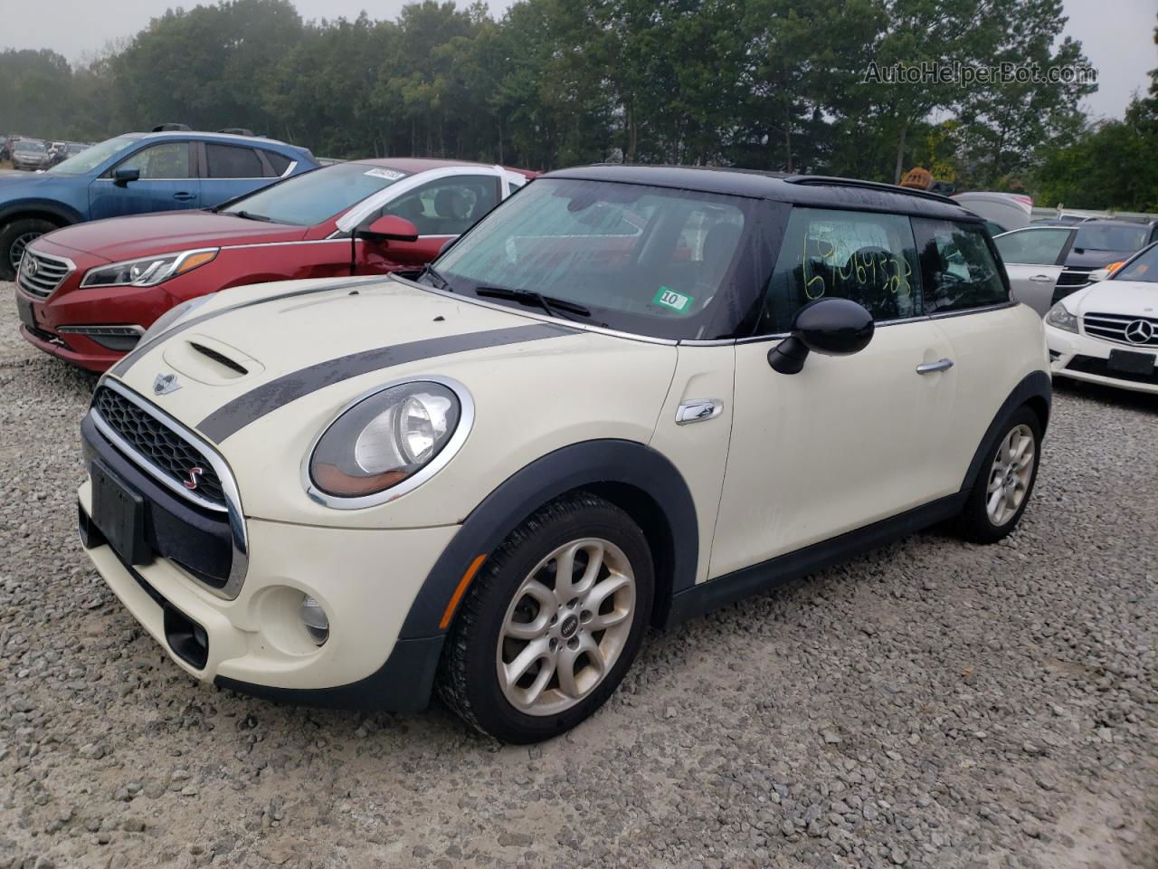 2015 Mini Cooper S Cream vin: WMWXP7C55F2A59522