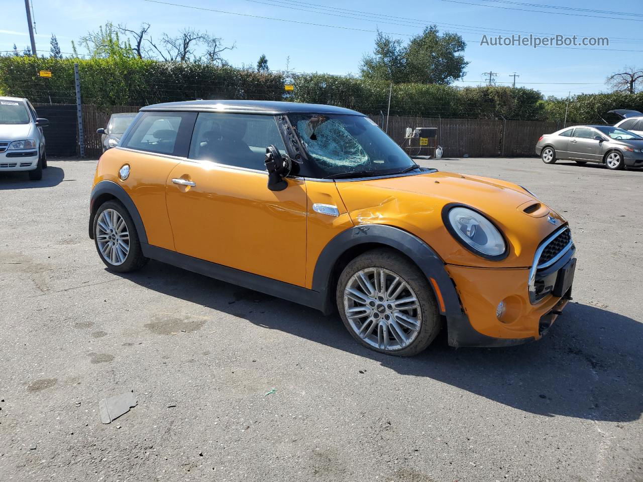 2015 Mini Cooper S Gold vin: WMWXP7C55FT740898