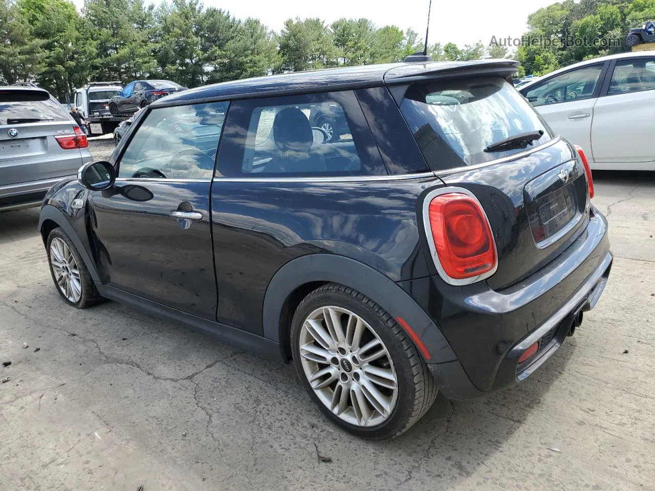 2015 Mini Cooper S Черный vin: WMWXP7C55FT740920