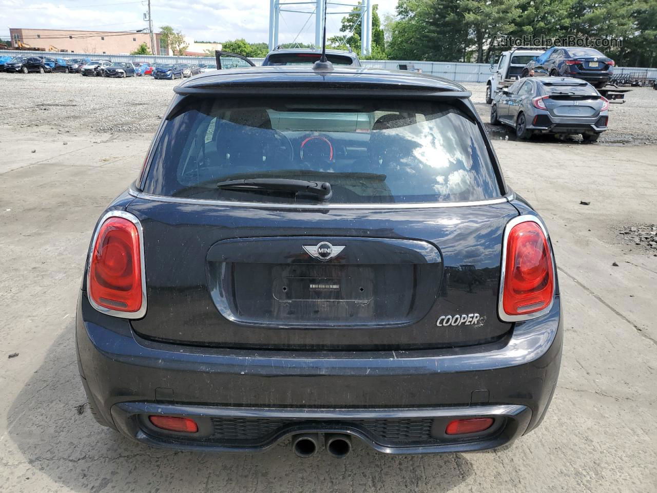 2015 Mini Cooper S Черный vin: WMWXP7C55FT740920