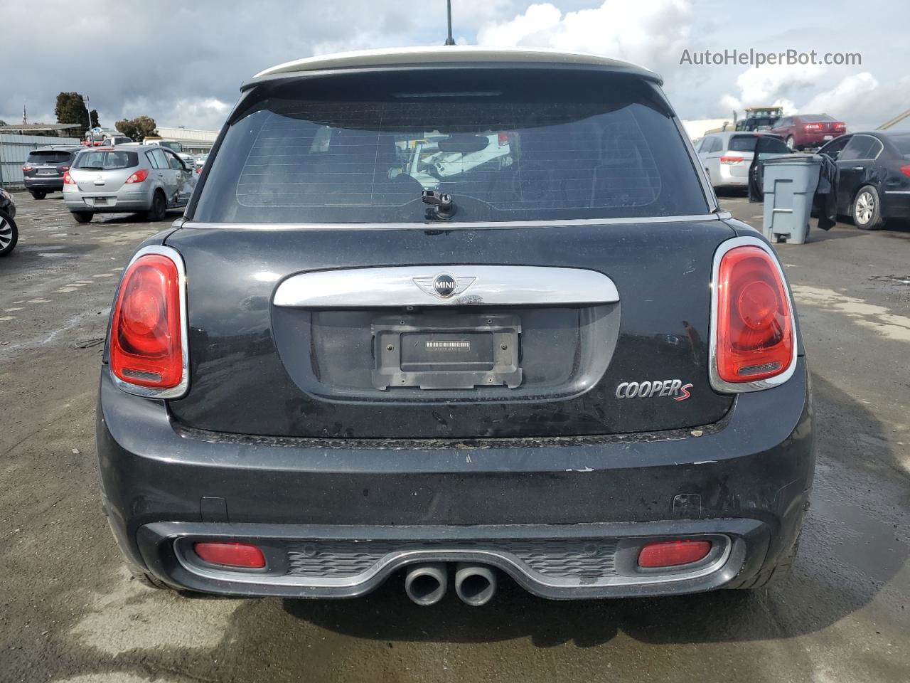 2015 Mini Cooper S Black vin: WMWXP7C55FT741047