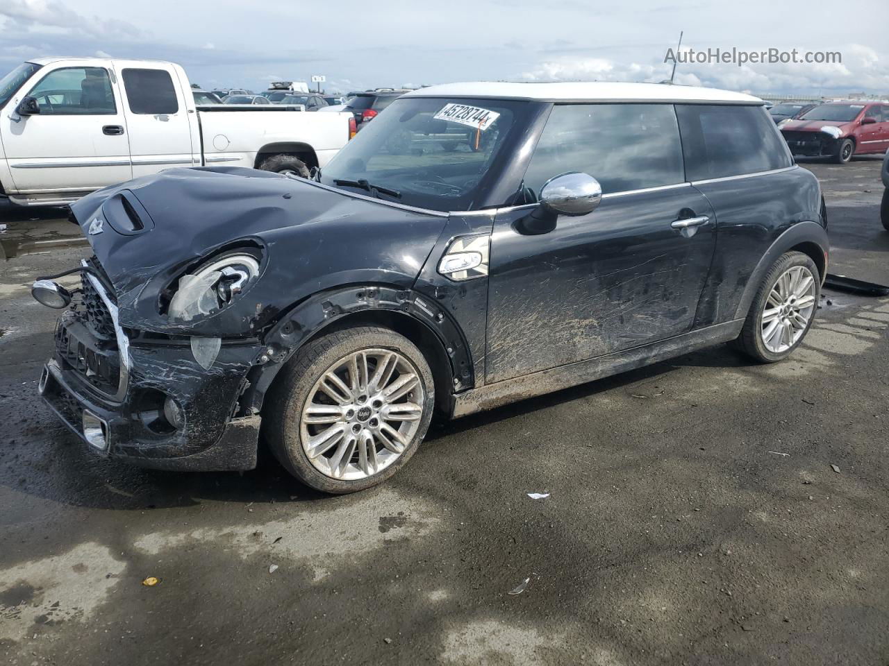 2015 Mini Cooper S Black vin: WMWXP7C55FT741047