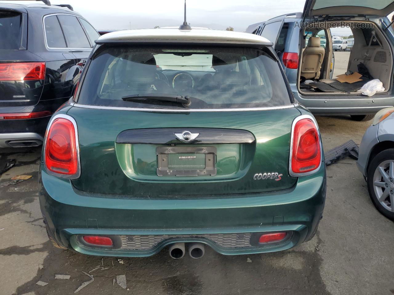 2015 Mini Cooper S Green vin: WMWXP7C57F2A37909