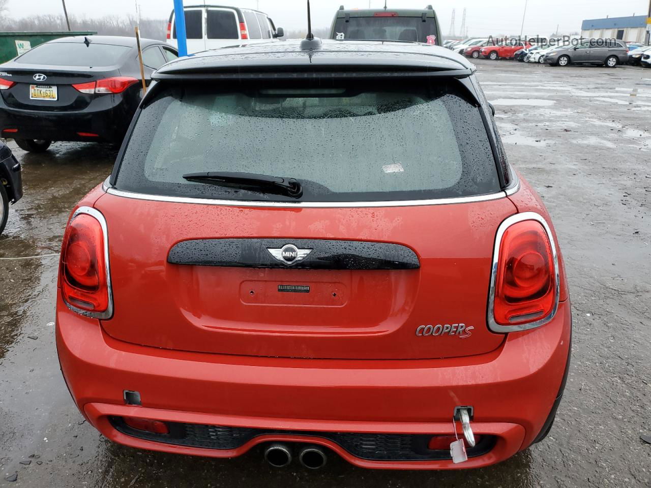 2015 Mini Cooper S Красный vin: WMWXP7C57F2A38669