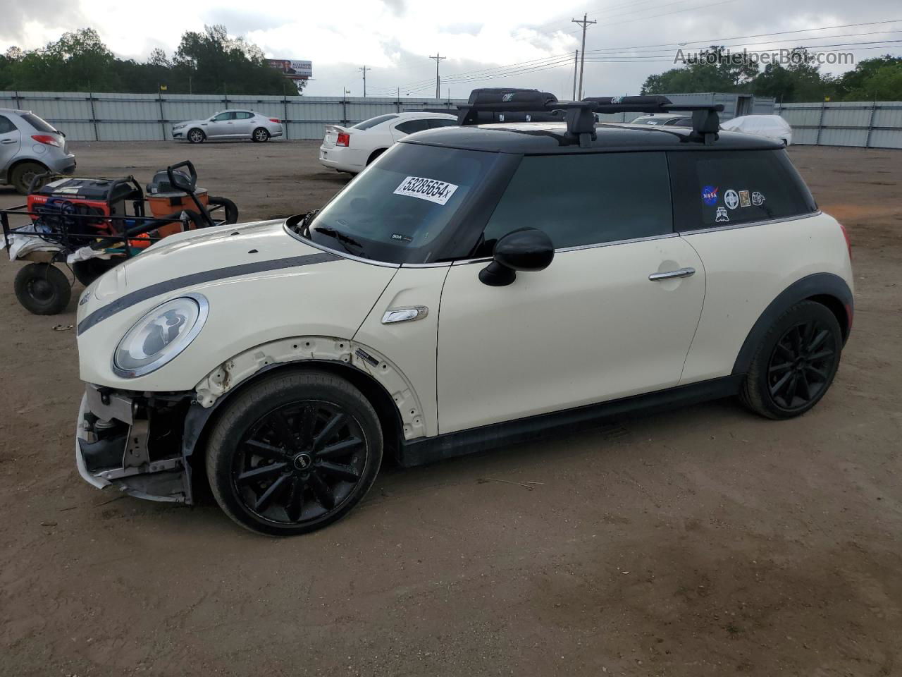 2015 Mini Cooper S Cream vin: WMWXP7C57F2A39398