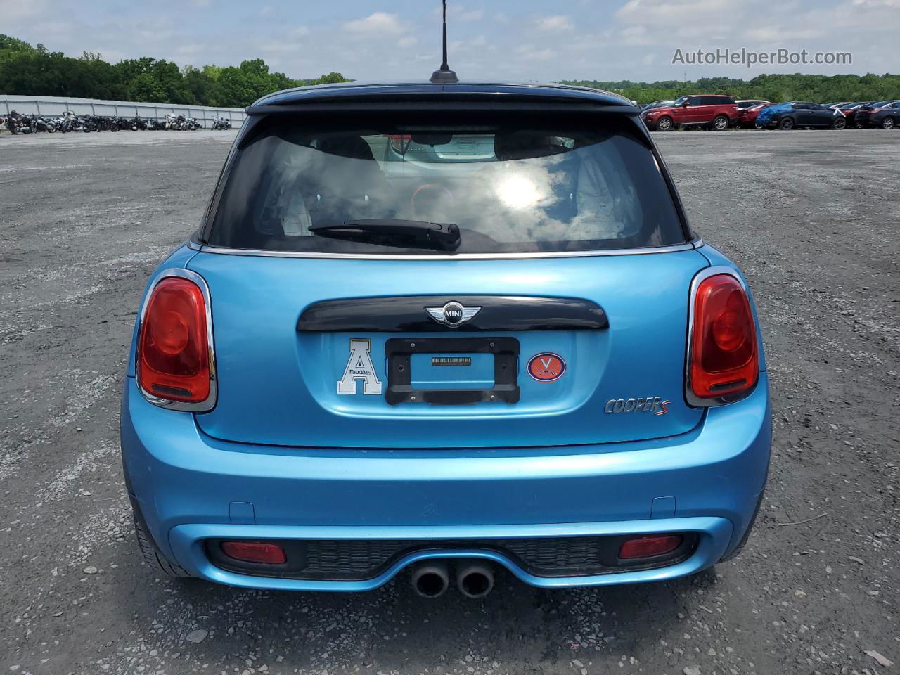 2015 Mini Cooper S Blue vin: WMWXP7C57F2A40972