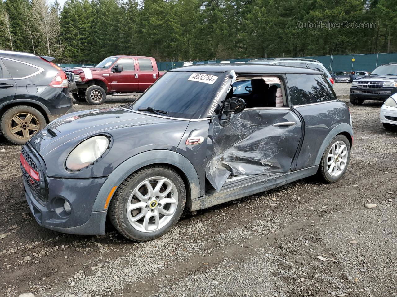 2015 Mini Cooper S Gray vin: WMWXP7C57F2A60008