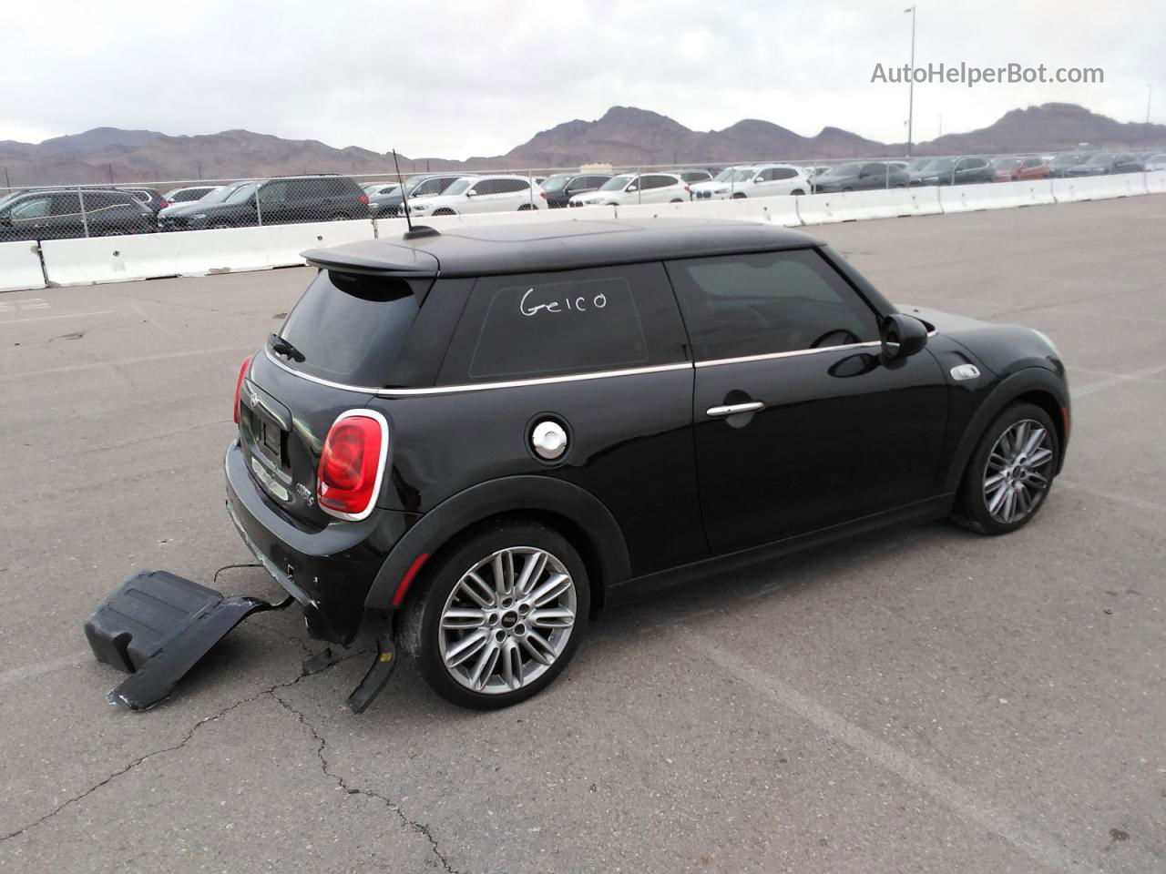 2015 Mini Cooper S Black vin: WMWXP7C58F2A58820