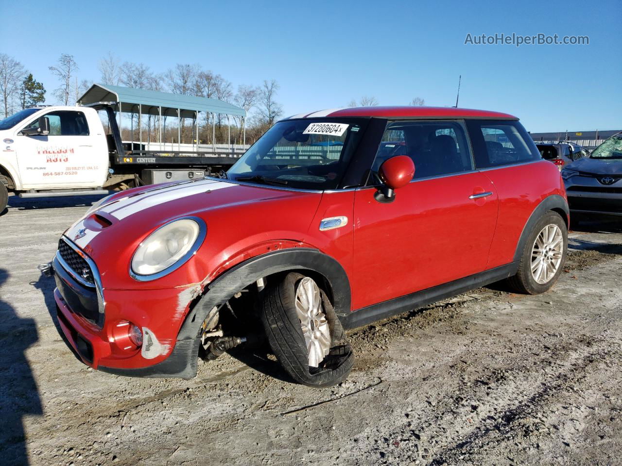 2015 Mini Cooper S Красный vin: WMWXP7C59FT741035