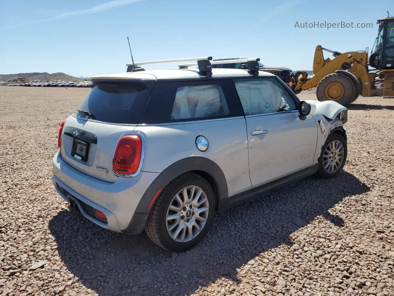 2015 Mini Cooper S Silver vin: WMWXP7C5XF2A35555