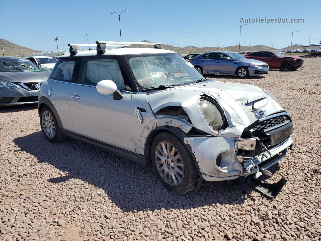 2015 Mini Cooper S Silver vin: WMWXP7C5XF2A35555