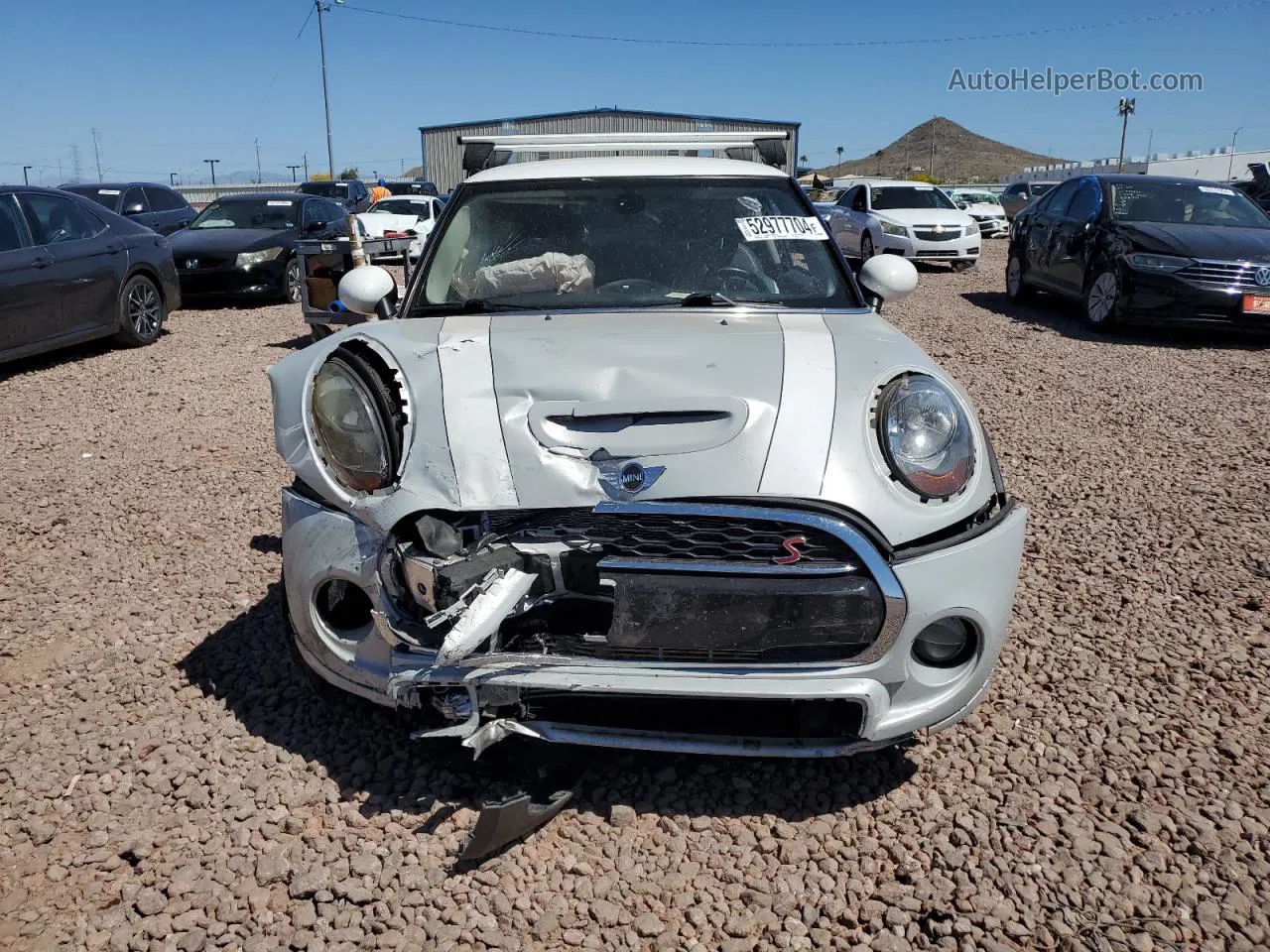 2015 Mini Cooper S Silver vin: WMWXP7C5XF2A35555