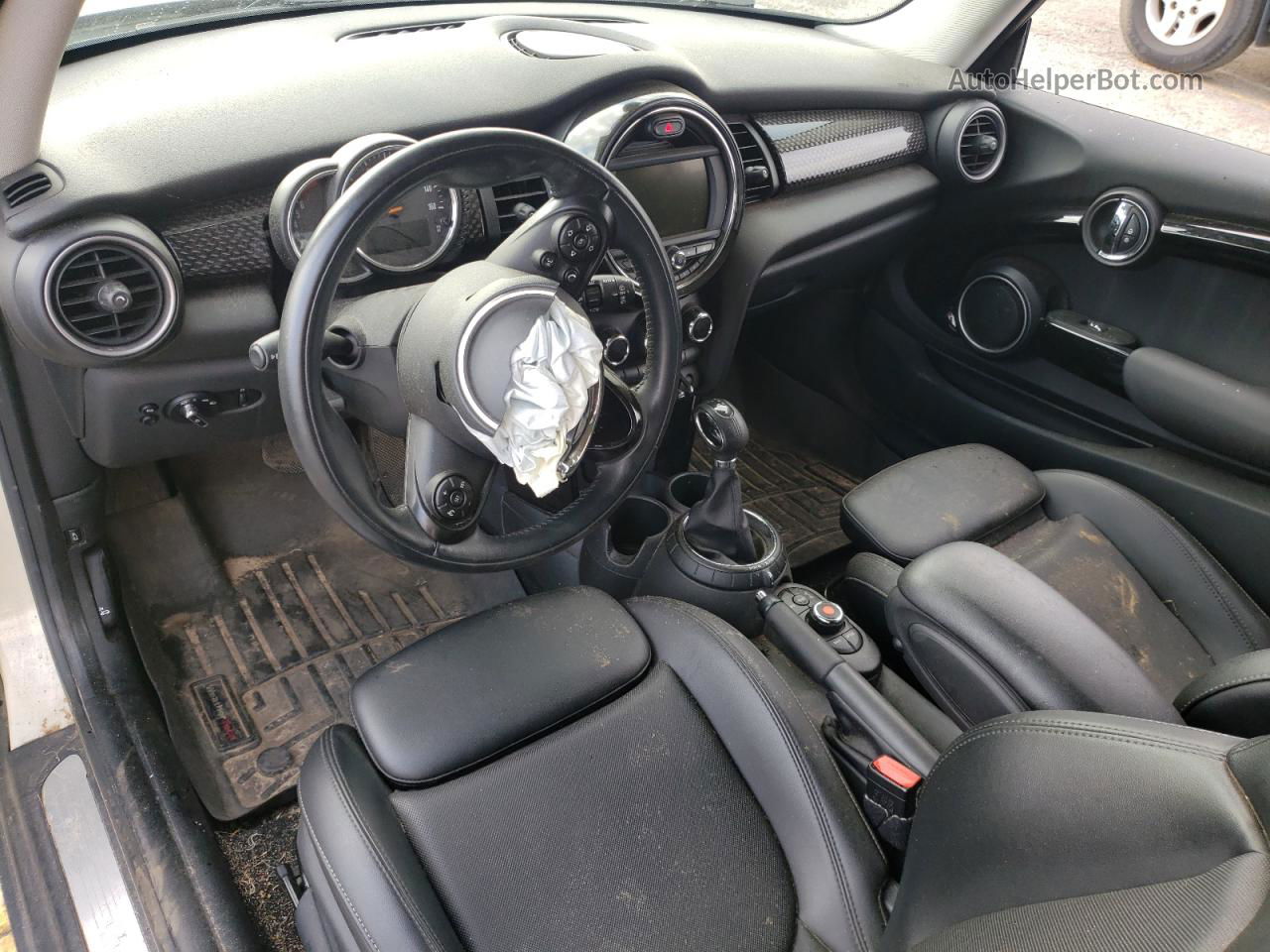 2015 Mini Cooper S Белый vin: WMWXP7C5XF2A39301