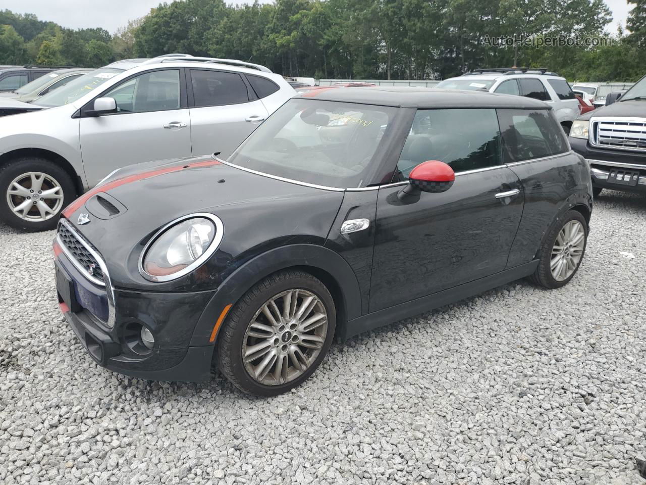 2015 Mini Cooper S Black vin: WMWXP7C5XF2A40397