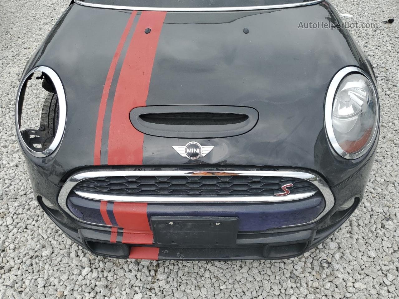 2015 Mini Cooper S Черный vin: WMWXP7C5XF2A40397