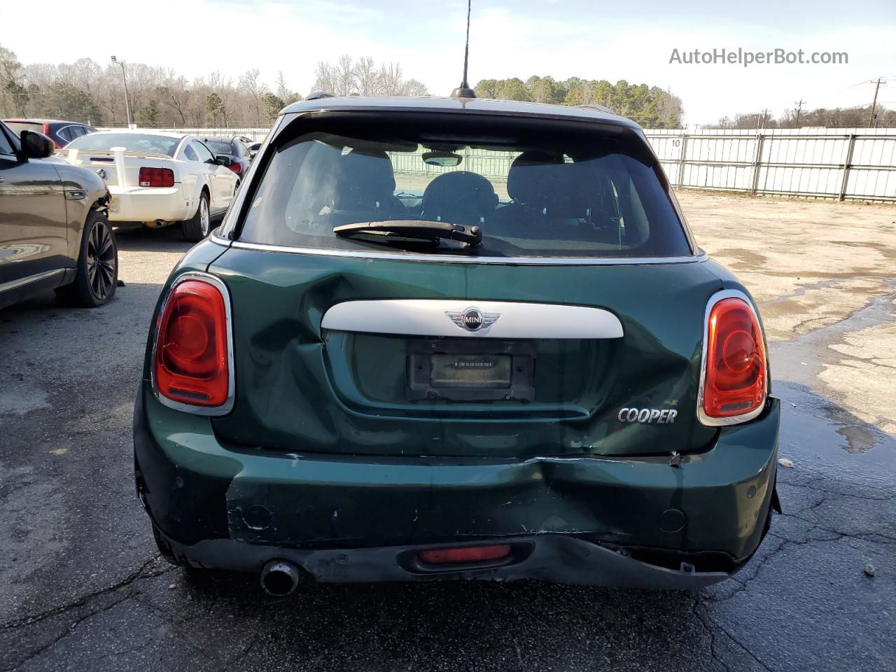 2015 Mini Cooper  Зеленый vin: WMWXS5C51FT827538