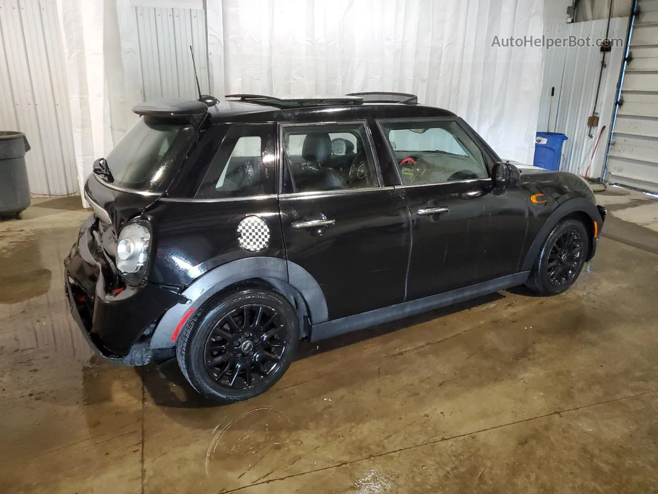 2015 Mini Cooper  Black vin: WMWXS5C51FT828009