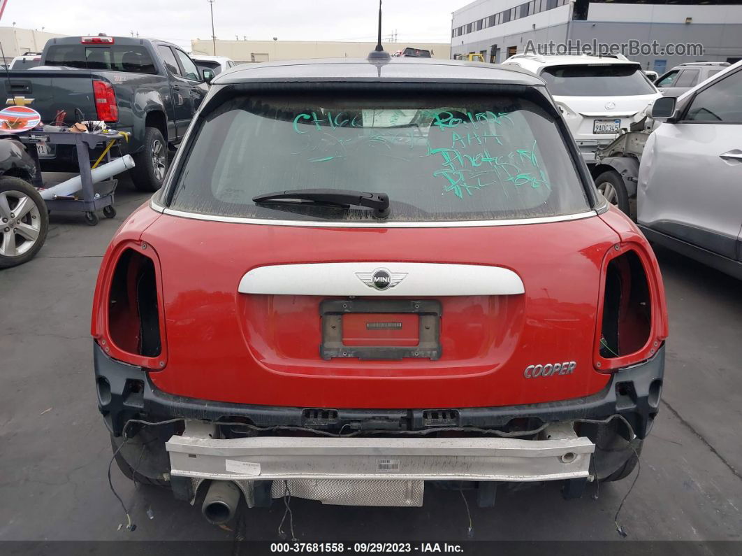 2015 Mini Cooper Hardtop 4 Door   Red vin: WMWXS5C51FT829841