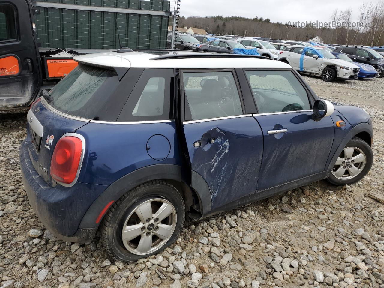 2015 Mini Cooper  Blue vin: WMWXS5C55FT837201