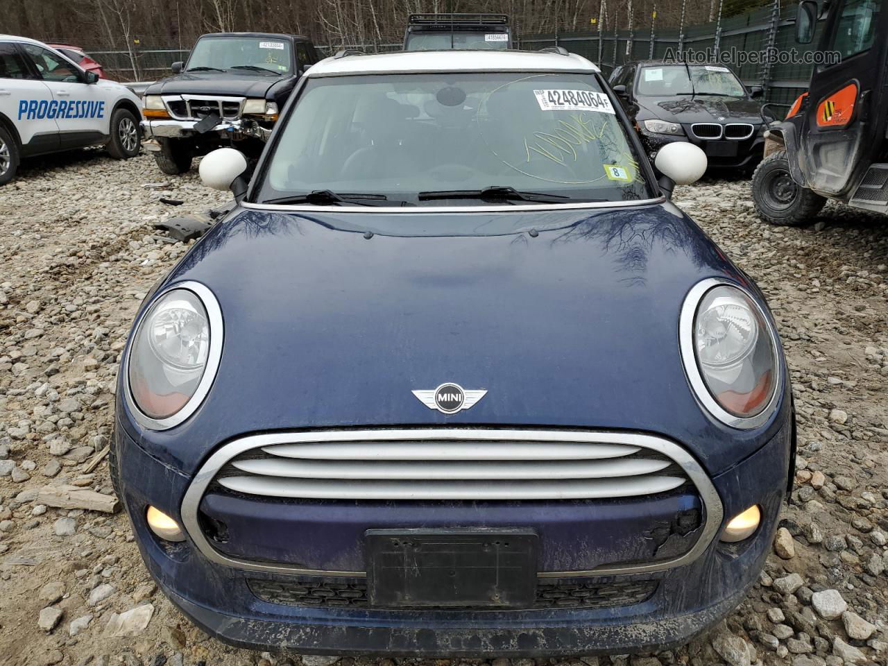 2015 Mini Cooper  Blue vin: WMWXS5C55FT837201