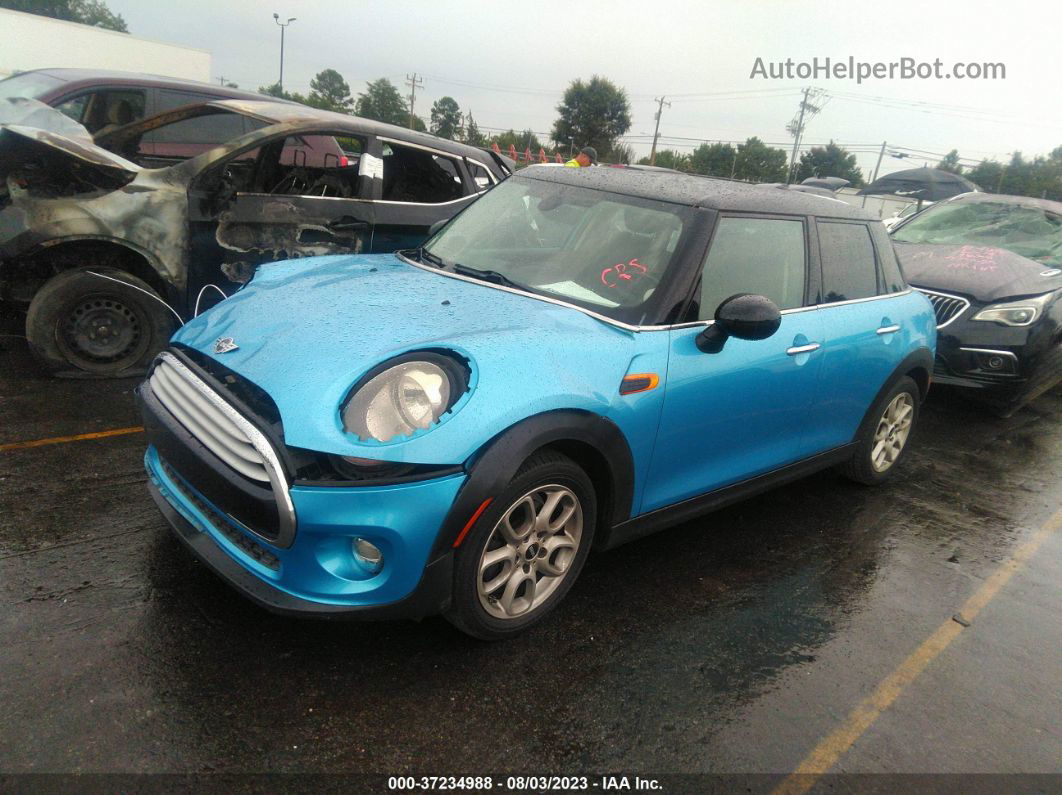 2015 Mini Cooper Hardtop 4 Door   Blue vin: WMWXS5C56FT827096