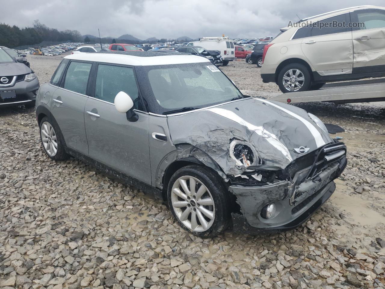 2015 Mini Cooper  Gray vin: WMWXS5C56FT830046