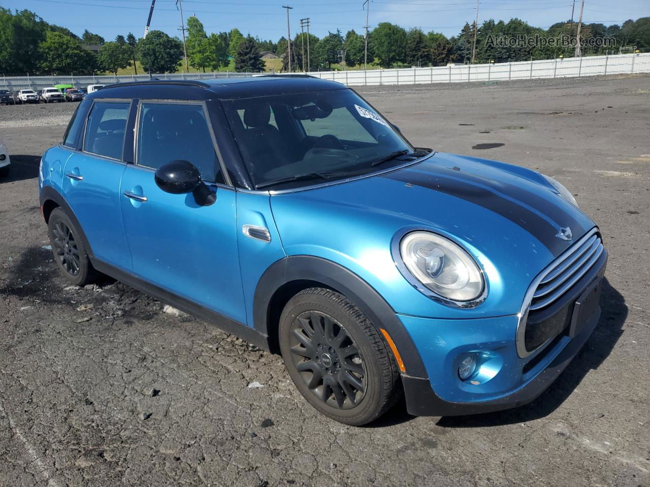 2015 Mini Cooper  Blue vin: WMWXS5C56FT832346