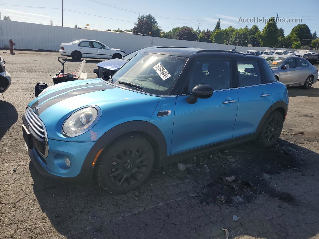 2015 Mini Cooper  Blue vin: WMWXS5C56FT832346