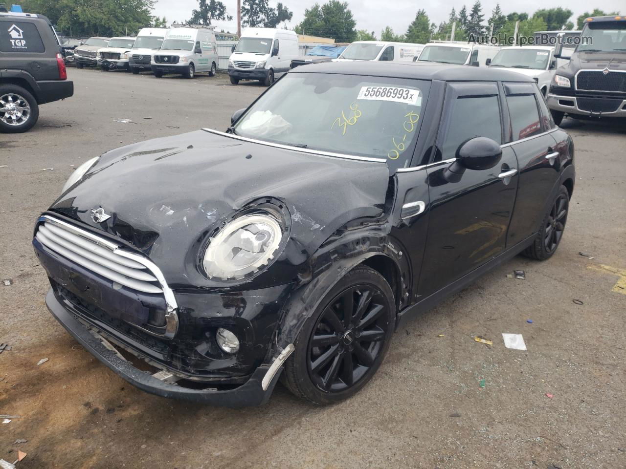 2015 Mini Cooper  Черный vin: WMWXS5C5XFT827036