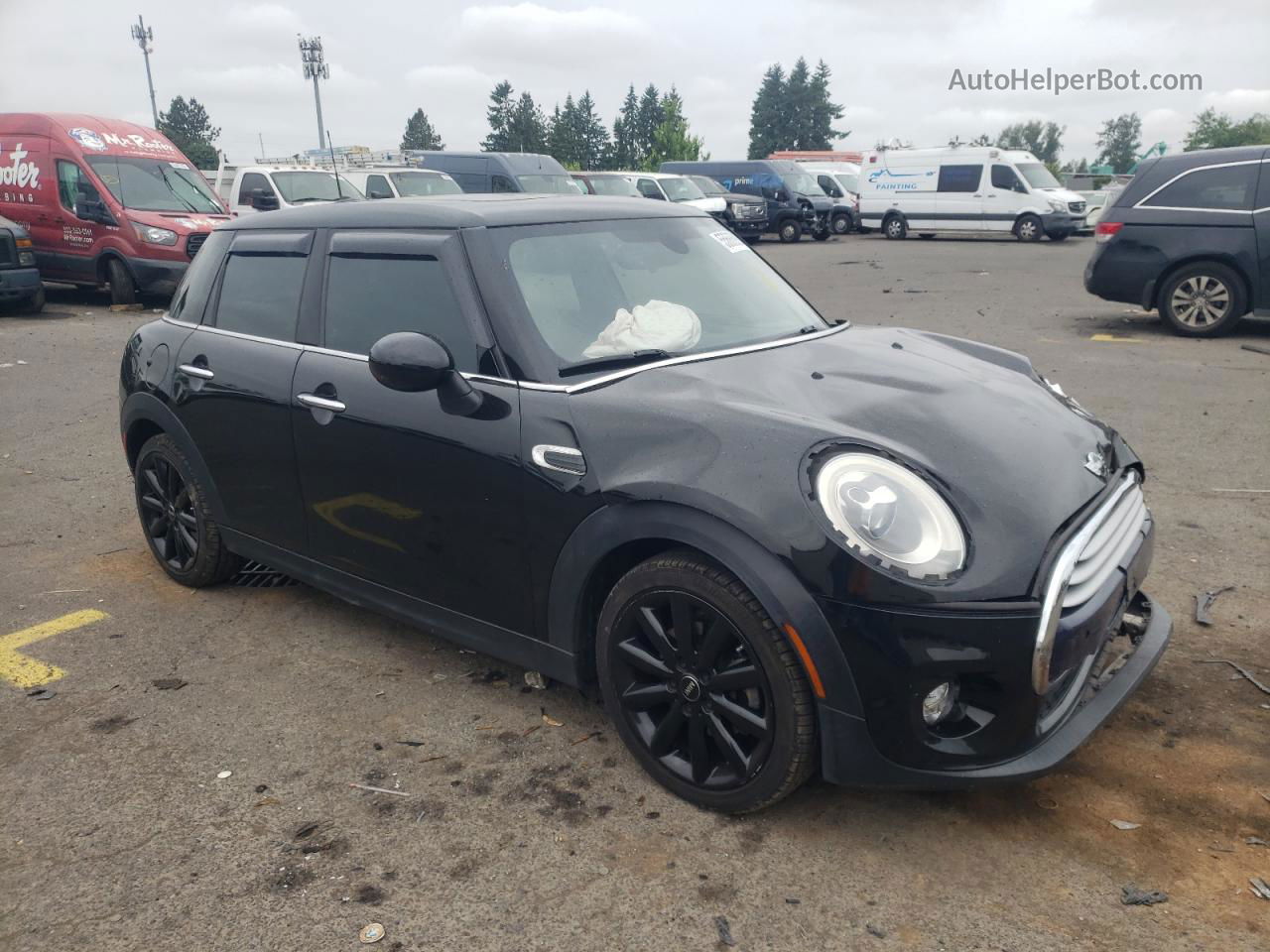 2015 Mini Cooper  Black vin: WMWXS5C5XFT827036