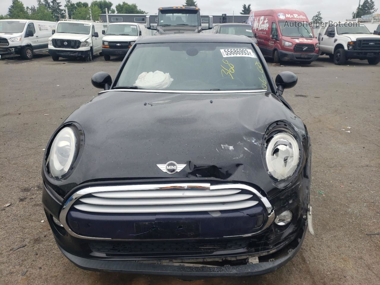 2015 Mini Cooper  Black vin: WMWXS5C5XFT827036