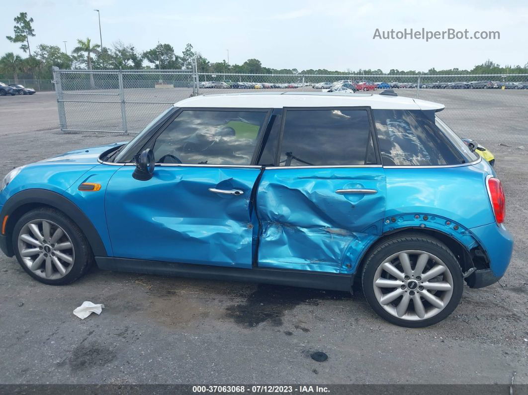 2015 Mini Cooper Hardtop 4 Door   Blue vin: WMWXS5C5XFT827280