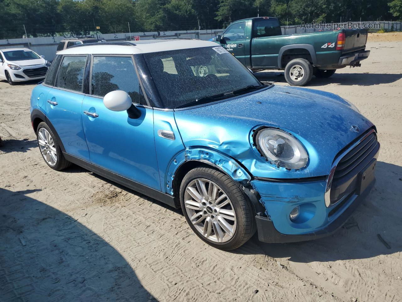 2018 Mini Cooper  Blue vin: WMWXU1C50J2F79125