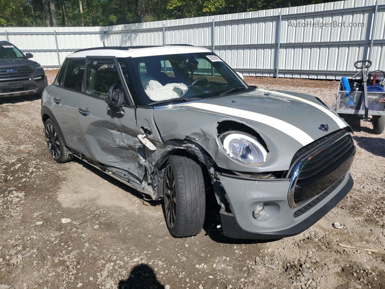 2018 Mini Cooper  Серый vin: WMWXU1C50J2F93073