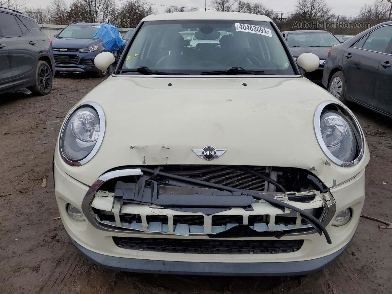 2018 Mini Cooper  Cream vin: WMWXU1C51J2F80431