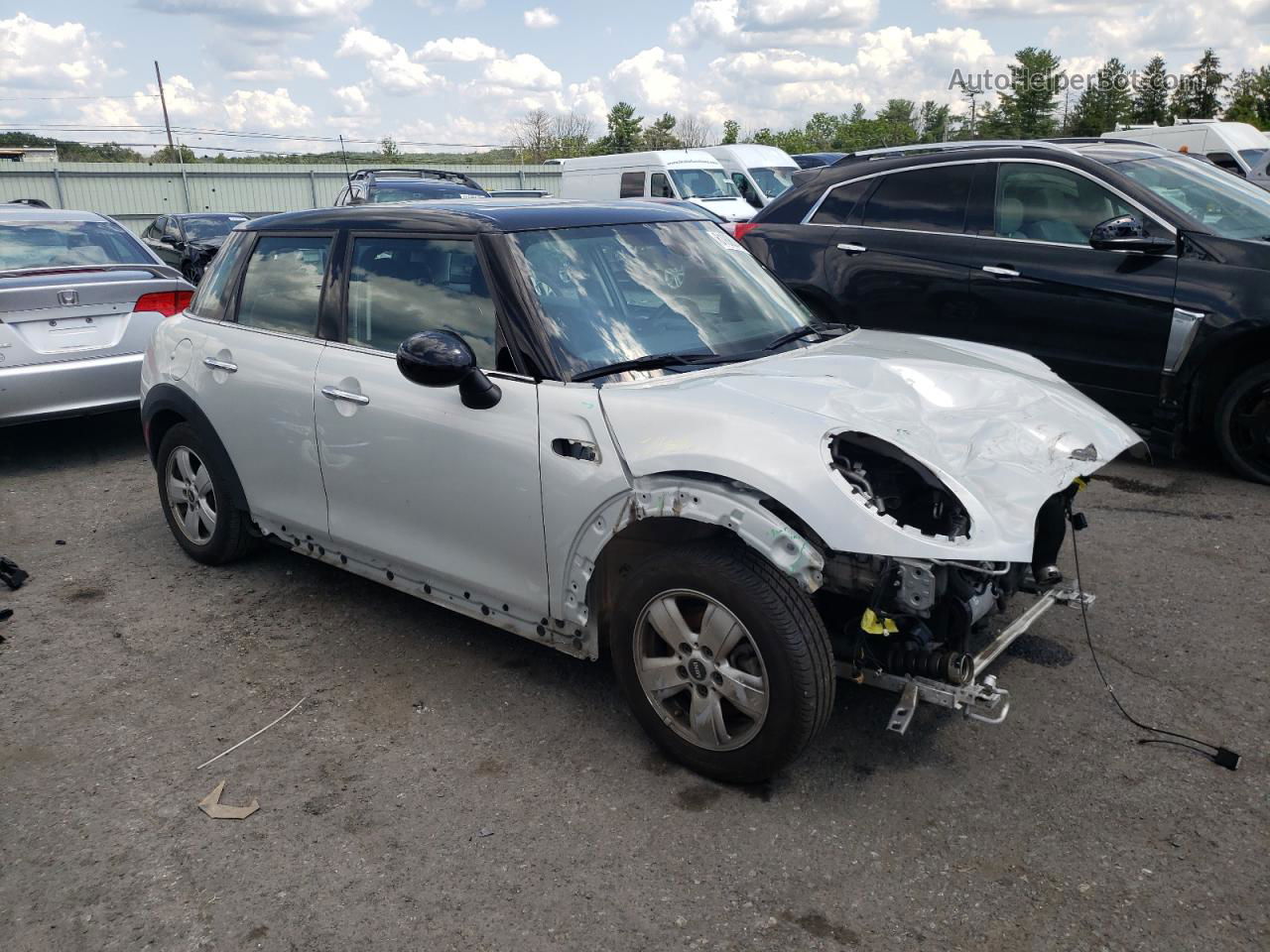 2018 Mini Cooper  Серый vin: WMWXU1C52J2F80552