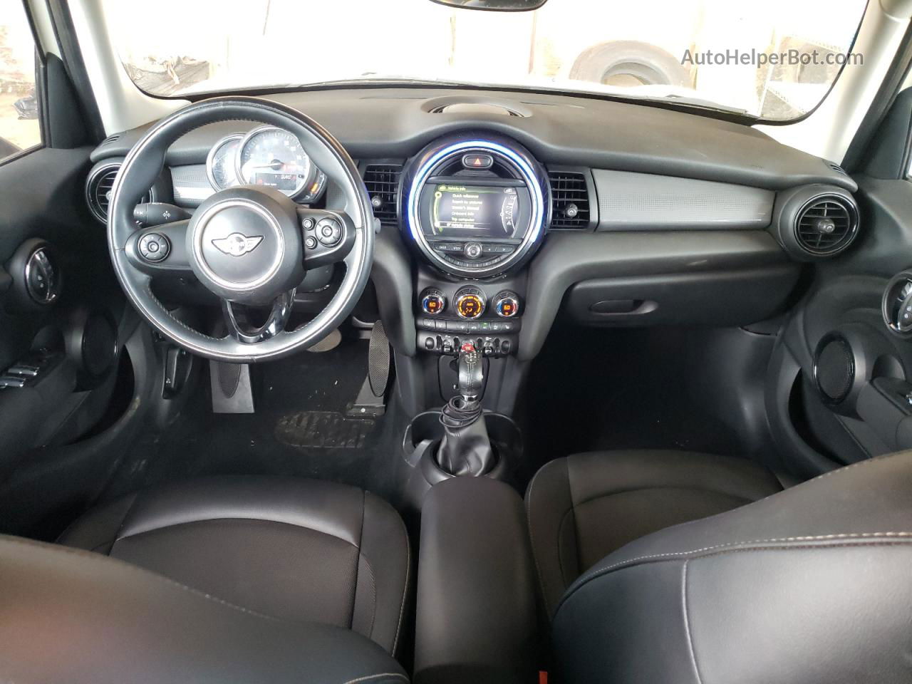 2018 Mini Cooper  White vin: WMWXU1C52J2F80695