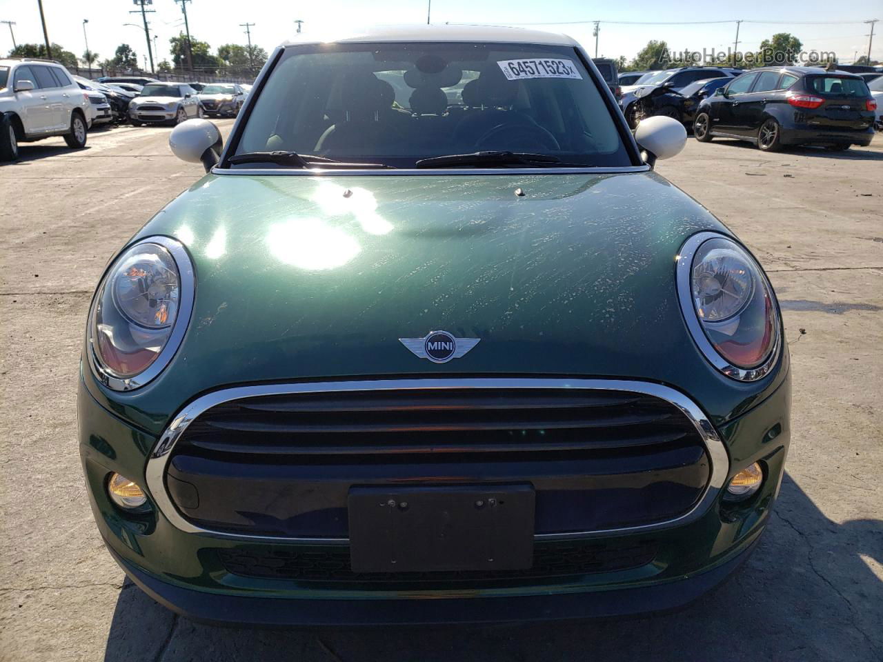 2018 Mini Cooper  Green vin: WMWXU1C53J2F81001