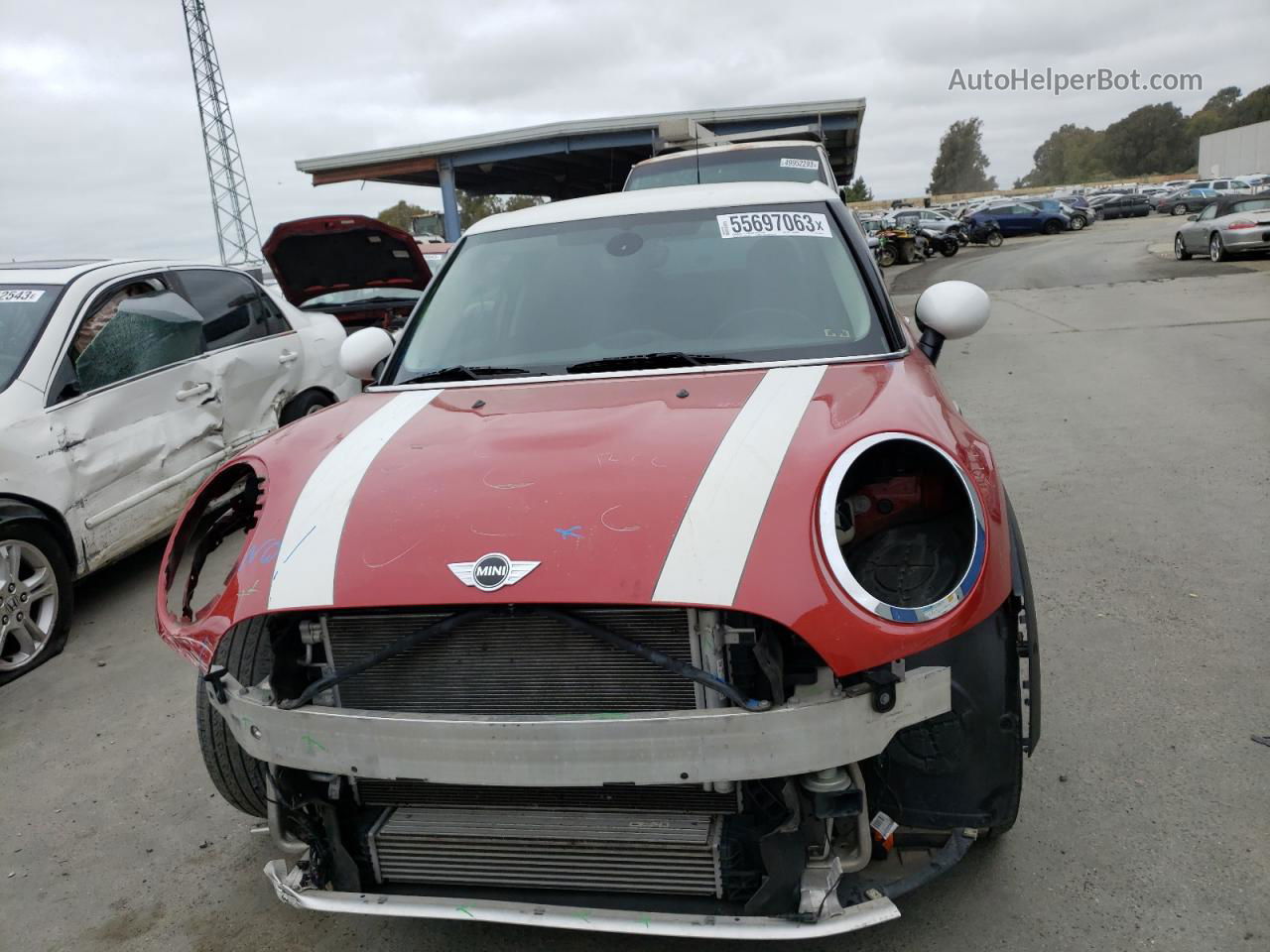 2018 Mini Cooper  Red vin: WMWXU1C54J2F80293