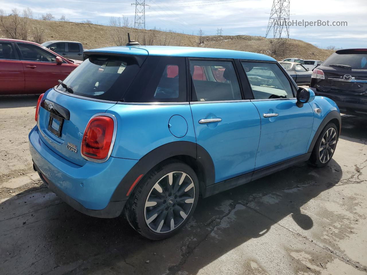 2018 Mini Cooper  Blue vin: WMWXU1C57J2F80112