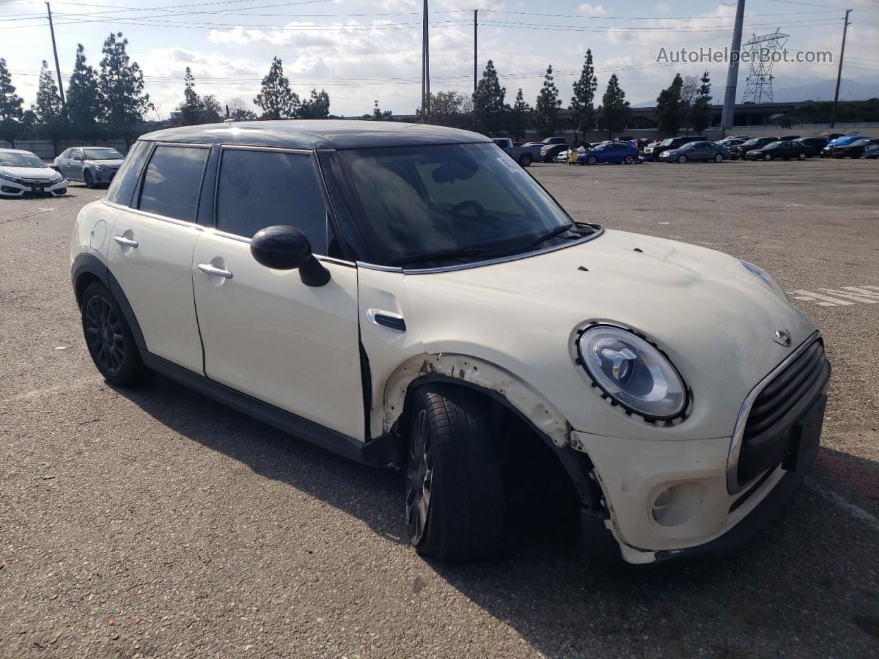 2018 Mini Cooper  Cream vin: WMWXU1C57J2F81079