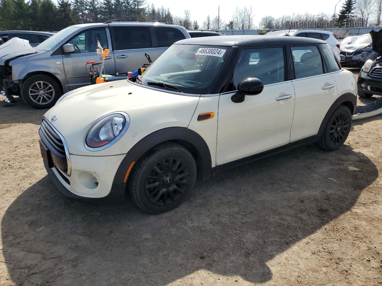 2018 Mini Cooper  Cream vin: WMWXU1C5XJ2F79360