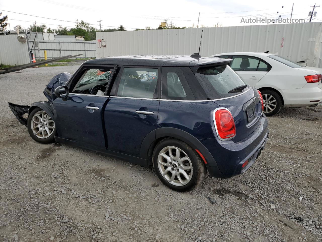 2015 Mini Cooper S Синий vin: WMWXU3C50F2B57519