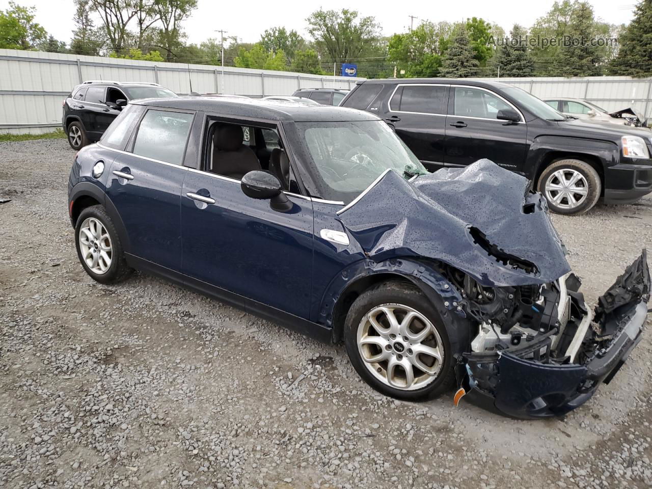 2015 Mini Cooper S Blue vin: WMWXU3C50F2B57519